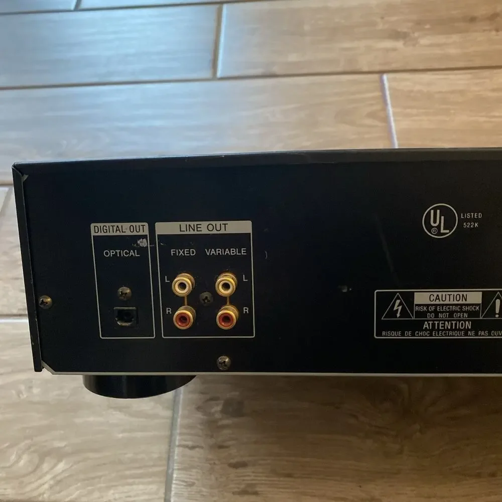 Vintage Sony Compact Disc CD Player CDP-XA1ES Parts Not Working - Disc Error